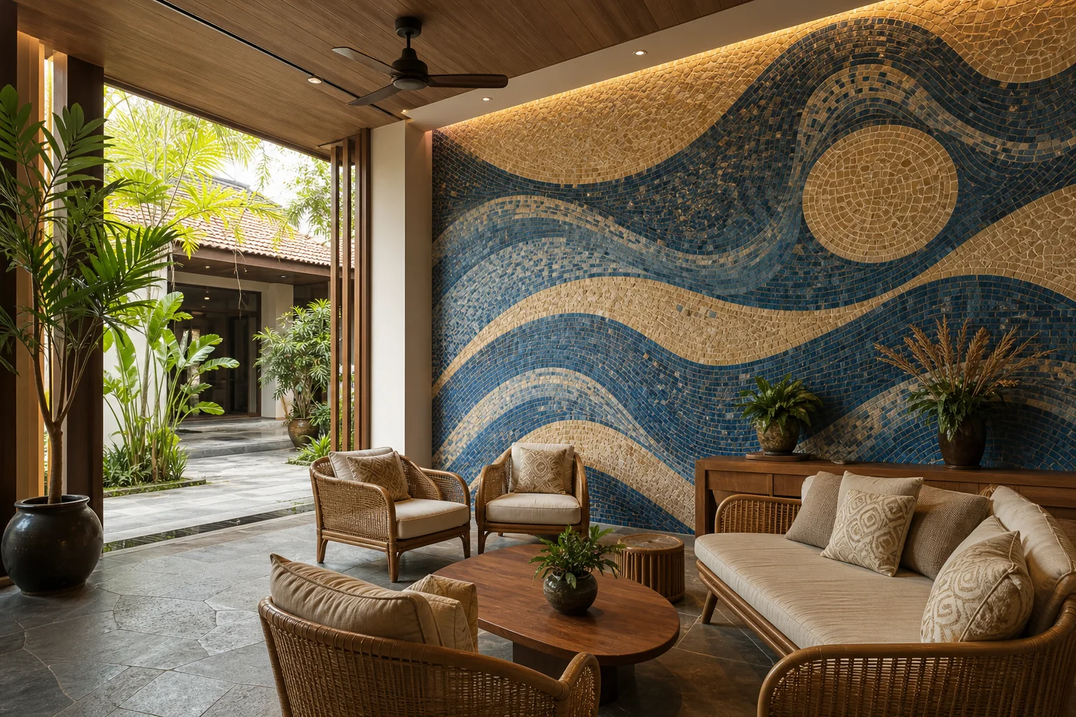 Tranh mosaic nghệ thuật
