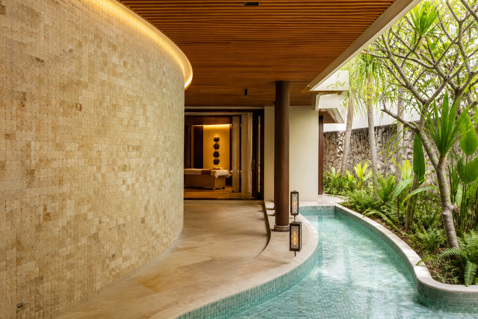 Terrazzo khu spa